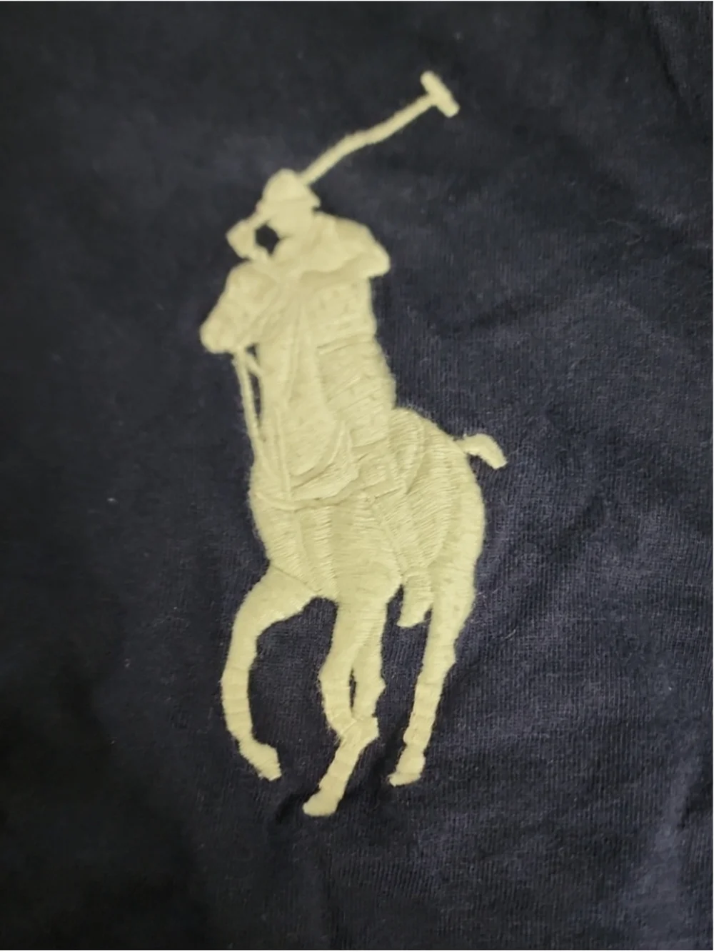Polo Ralph Lauren Lightweight Hooded T-Shirt Navy XL Big Pony Logo Long Sleeve